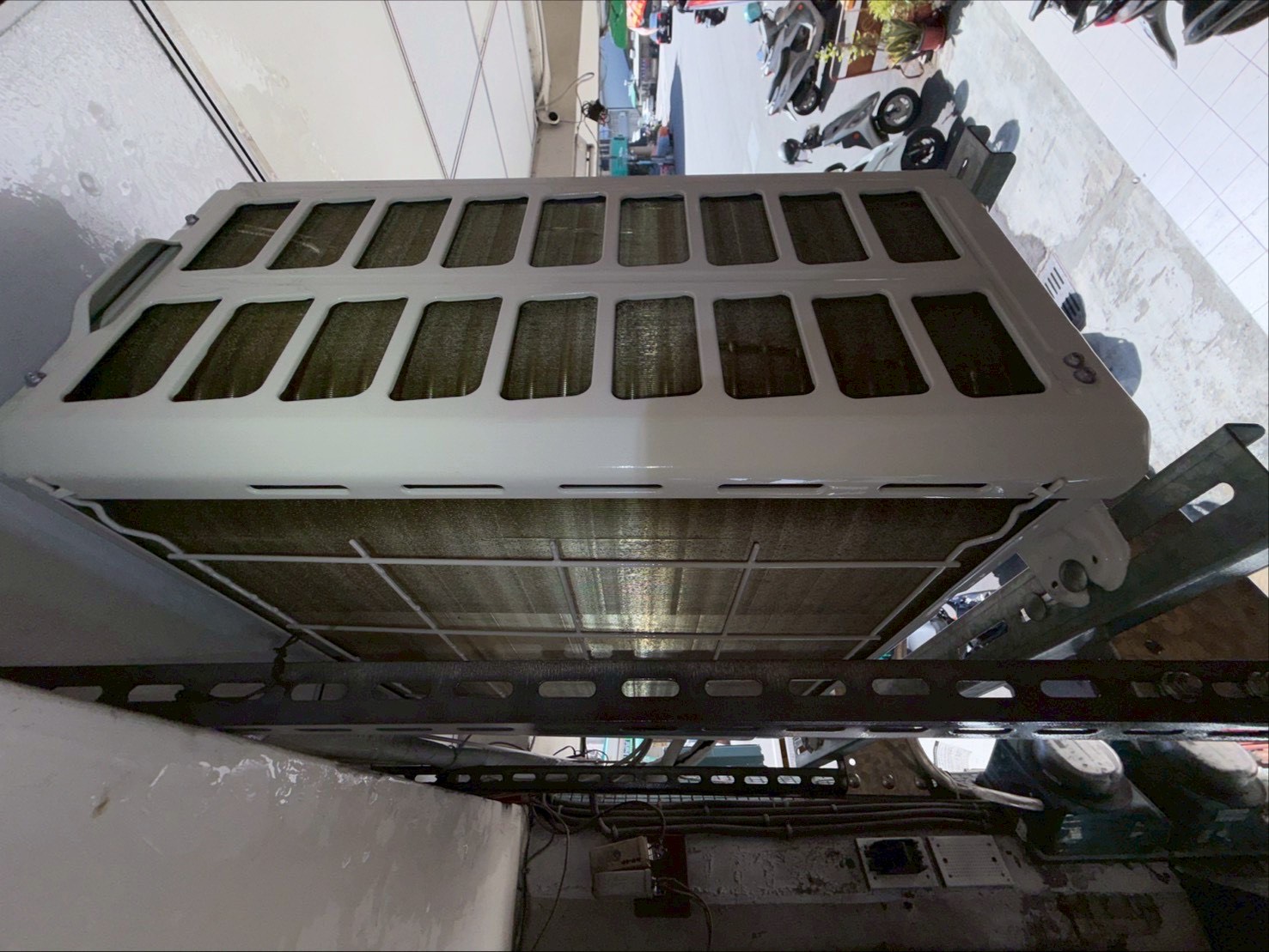 台中豐原理髮店 分離式冷氣清洗