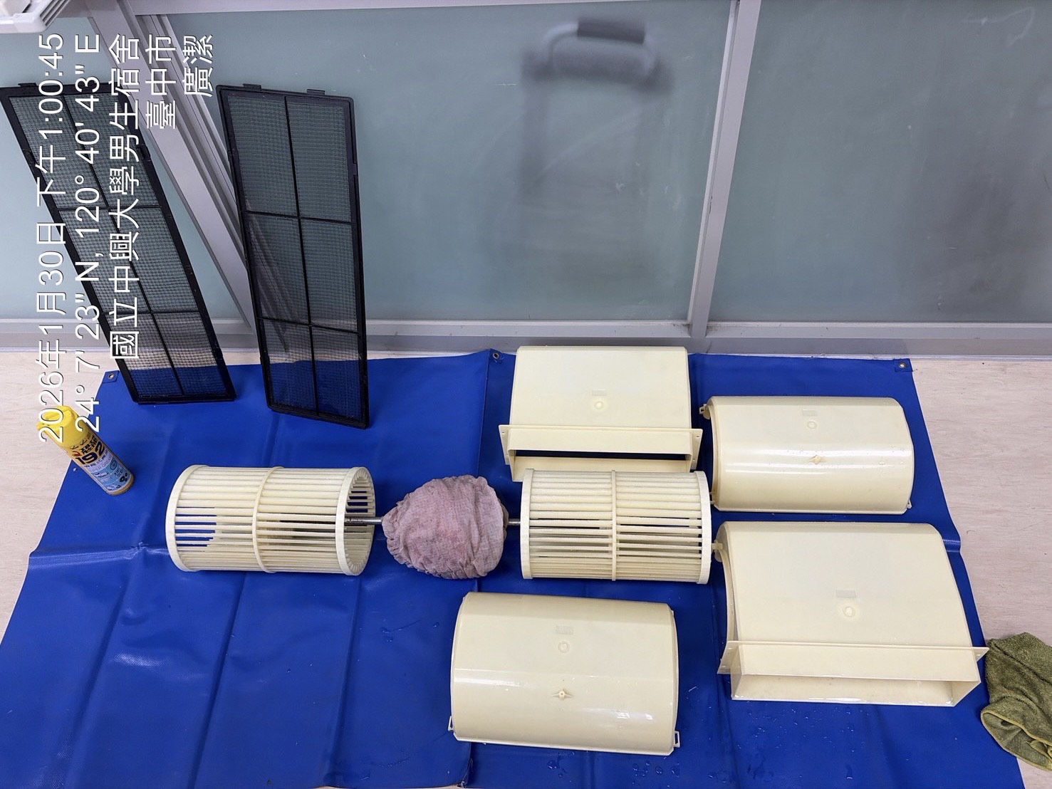 台中中興大學吊隱式冷氣清洗