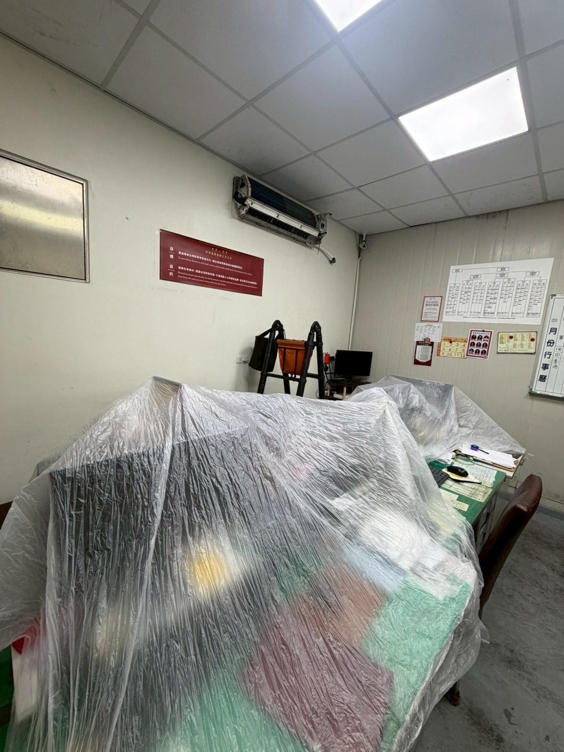 台中大雅 分離式冷氣清洗 中央廚房